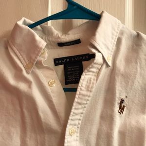 Women's White Button Down